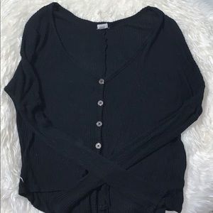 garage slouchy long sleeve t shirt